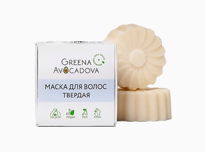 Маска твердая для волос Greena Avocadova
