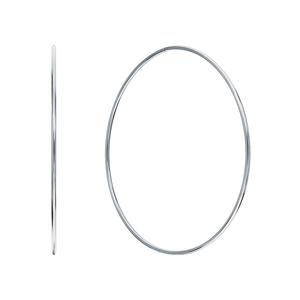 Серебряные серьги-кольца Bastet