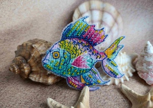 Набор c радужной или коралловой рыбкой от Татьяны Андрияновой