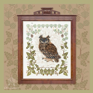 Вышивка "Сибирский Филин"
