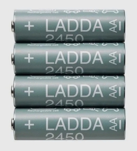 Аккумулятор AA Ladda IKEA 2450mAh(комплект из 4шт)