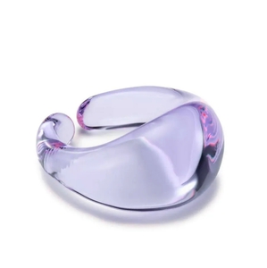 Сиреневое стеклянное кольцо Bubble FETGLASS