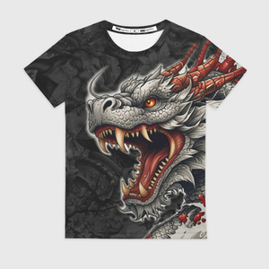 Футболки с драконом XXXL