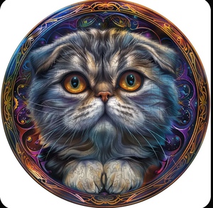 Деревянный пазл Кошечка