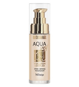 Крем-флюид тональный Luxvisage AQUA VEIL HYALURON COMPLEX тон №140 beige