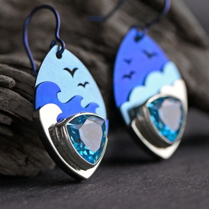 Титановые серьги от Azuline