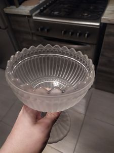 Стеклянная крышечка для конфетницы 11-12см