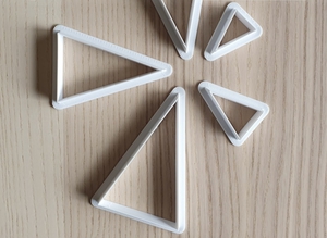 Triangle cookie cutter 6 cm