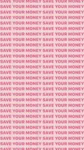 Save money