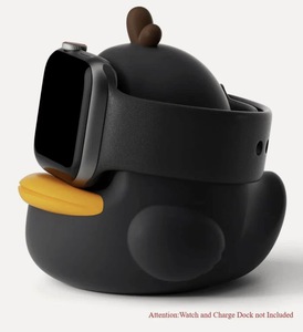 Силиконовая подставка для зарядки Apple Watch YNMIWEI BLACK