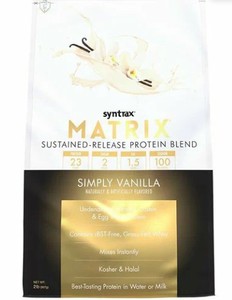 Многокомпонентный протеин Syntrax Matrix 907 гр Ваниль