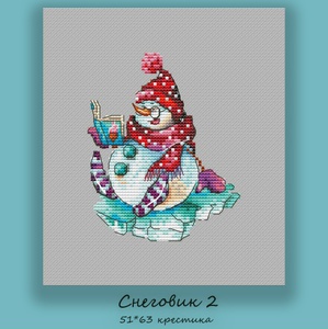 Схемы снеговичков