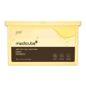 Набор осветляющих масок с витамином С medicube Deep Vita C Daily Quick Mask
