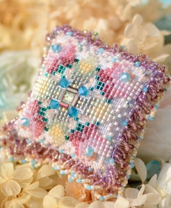 i-make набор для вышивания мини-игольницы Роза