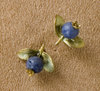 Blueberry Coral Earrings