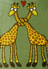 Детский плед с симпатичными влюбленными жирафами!!!