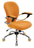 Оранжевое Офисное кресло ЭРГО 21