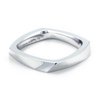 Frank Gehry® Torque ring, narrow. 18k white gold.
