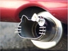 Hello kitty exhaust pipe