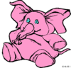 плюшевый розовый слон