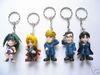 Fullmetal Alchemist Anime 5 Figures Keychain Key Holder