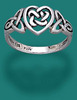 Celtic Trinity Heart Ring