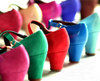 Красные замшевые туфли для фламенко на каблуке 6 см