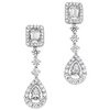 Diamond earrings (white gold)