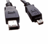 Кабель (переходник) FireWire 4pin-6pin