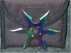 440 Rainbow Titan-Oxide Throwing Star 4"