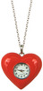 heart watch necklace