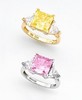 14k Gold Princess-Cut Cubic Zirconia Ring Collection