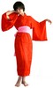 Красное нижнее кимоно