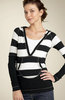 Free People Rugby Stripe Pullover Hoody