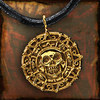 Aztec Coin Necklace - Miniature