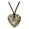 Cognac Heart Pendant