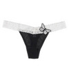 Black Butterfly Mesh Thong