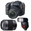 SONY DSLR-A200 (alpha) KIT 18-70 Black + SONY SAL55-200/4-5.6 + вспышка SIGMA EF500 DG SU