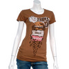 Made U Look - Women's Triple Dip Tee (Cocoa)