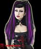 Hairpieces ELECTRA Black/Purple