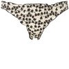 Black Flower Tie Back Mini Briefs