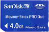 Memory Stick Duo Pro 4GB (SanDisk)