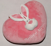 Подушка-сердечко розовая "Зайке моей" (34 см)   (2 голосов)