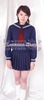 Autumn Japanese Girl Cosplay School Blue Uniform