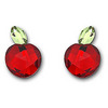 Fruity Apple Pierced Earrings Swarovski