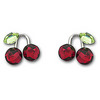 swarovski fruity cherry pierced earrings