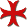 Кольцо с крестом тамплиеров