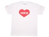 AMOS HEART LOGO TEE