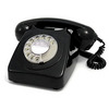 Black Retro Dial Telephone