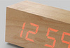 wood clock